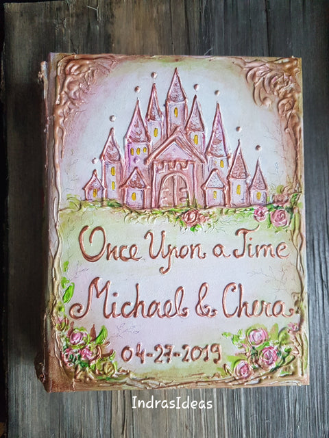 Autumn, fall wedding, guest book, Quiceañera event Guest Book and Set