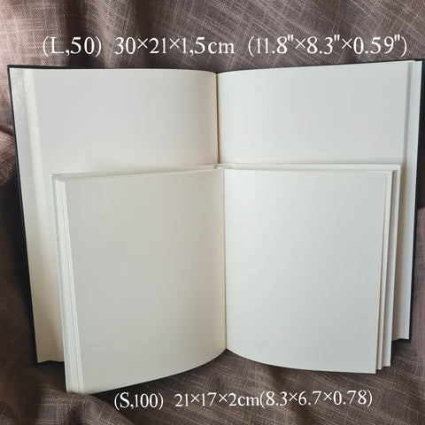 Silver, winter wedding guest books with a castle. Book and set.