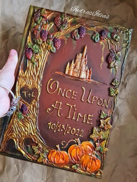 Autumn, fall wedding, guest book, Quiceañera event Guest Book and Set