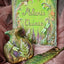 Quinceanera guest book with dragonfly, enchanted forest event guest book. All book and size.