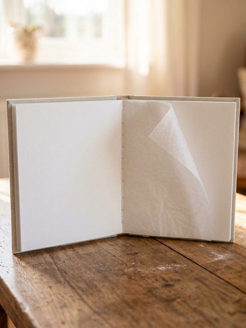 Handmade 3D Embroidered Floral Photo Album – Luxury Wedding & Family Keepsake