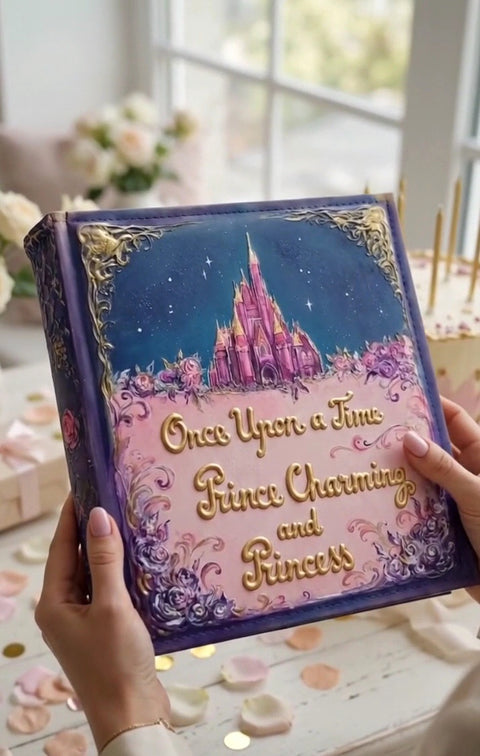 Princess Birthday Photo Album & Fairytale Quinceañera Guest Book