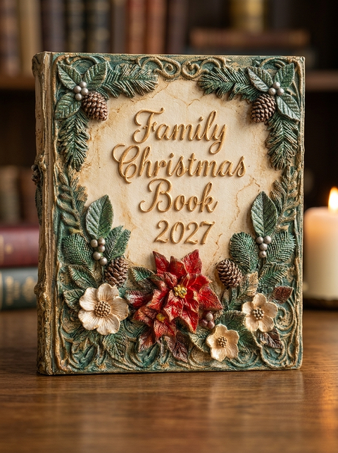 Personalized Christmas Gift Book – Custom Photo Album & Journal