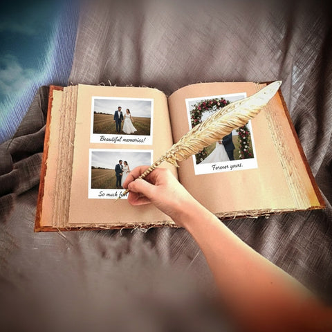 Personalized “Santa's Christmas Tales” 3D Embossed Keepsake Book & Christmas Memory Album