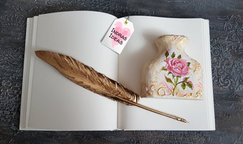 Enchanted Rose guest book, popular fairytale themed wedding Small guest book and set