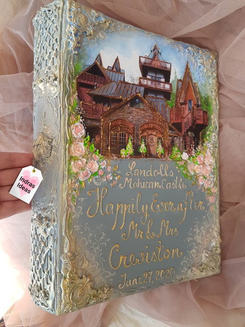 Unique locations wedding personalization guestbook and Set, your individual wedding place