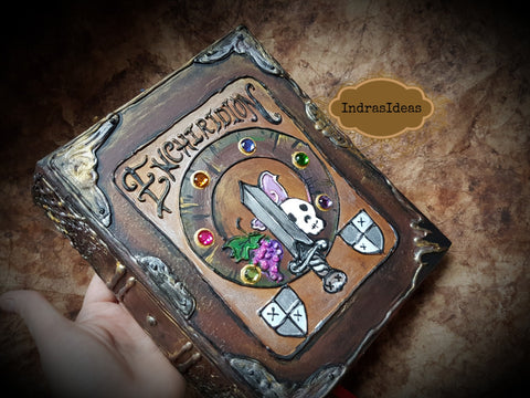 Enchiridion book,Time for Adventure, Animation Fan Art, custom book.