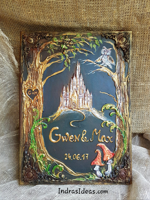 Magical Meadow wedding guest book