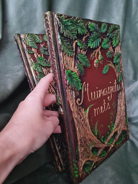 Enchanted forest Quince, sweet 16, Wedding guest book. Book and Set