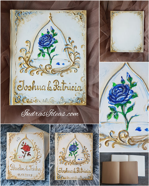 Enchanted Rose Wedding guest Book and Set