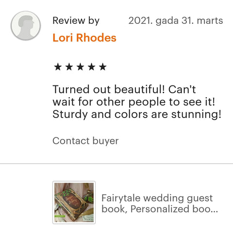 Fairytale popular movie wedding guest book, Quinceanera event guest book. All size books and set.