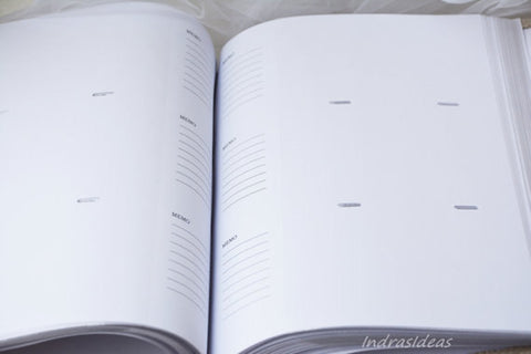 Golden Castles sleeved Photo album, a personalized photo album with name and date.