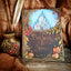 Romantic Castle in Autumn, wedding guest book. S/L books and set.