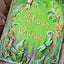 Quinceanera guest book with dragonfly, enchanted forest event guest book. All book and size.