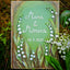 Lily of the valley wedding guest book, Large Books and Set