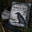 Handmade 3D sculpted raven wedding guest book personalized with names and date