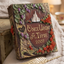 Fairytale Castle & Red Rose Personalised Wedding Guest Book Set