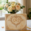 Custom 3D Baroque Wedding Guest Book, Personalized Vintage Monogram Keepsake