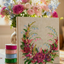 Handmade 3D Embroidered Floral Photo Album – Luxury Wedding & Family Keepsake