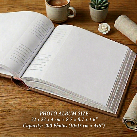 Personalized Enchanted Rose Slip-In Photo Album (200 Photos, 4x6")