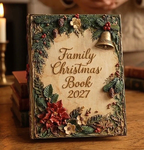 Personalized Christmas Gift Book – Custom Photo Album & Journal