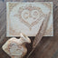 Custom 3D Baroque Wedding Guest Book, Personalized Vintage Monogram Keepsake