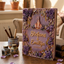 Personalized Purple Fairy Tale Wedding Guest Book – 3D Castle & Floral Memory Book