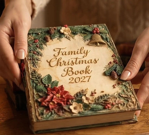 Personalized Christmas Gift Book – Custom Photo Album & Journal