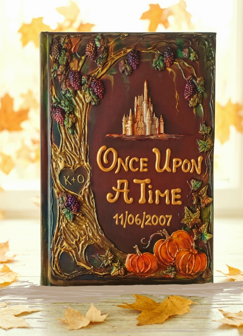Autumn, fall wedding, guest book, Quiceañera event Guest Book and Set