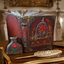 Be Our Guest Wedding Guest Book & Pen Set, Enchanted Rose Journal