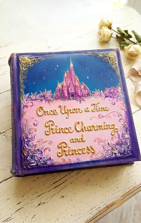 Princess Birthday Photo Album & Fairytale Quinceañera Guest Book