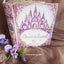 Lavender sweet sixteen Guest book, purple Quinceanera guest book with romantic castle. S/L kraft book and set.