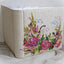 Embroidered Classic style photo Album. Cotton and silk ribbon flowers. Customizable Bouquet.